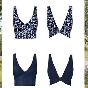 NWT Baiia Multiway bikini top US12/AU16 Riad print